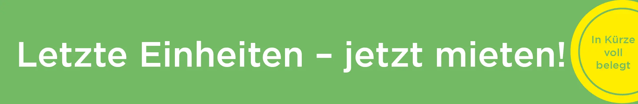 Letzte Einheit mieten