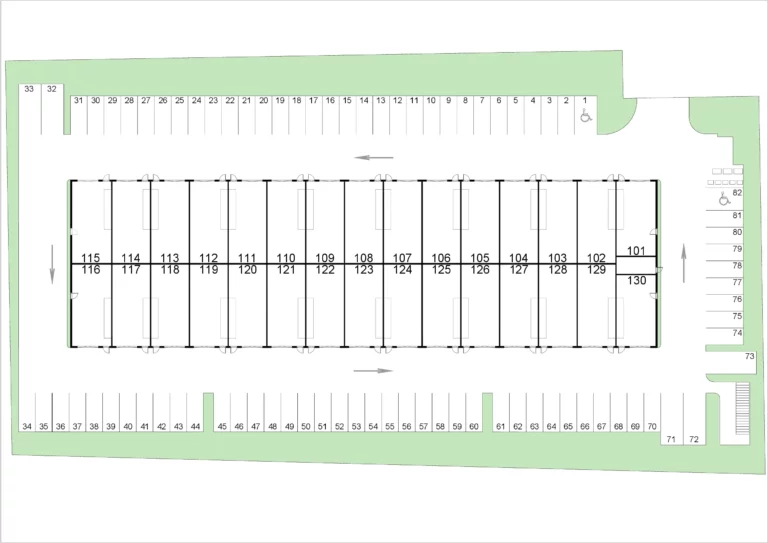 Lageplan vom GreenPlaces Mannheim