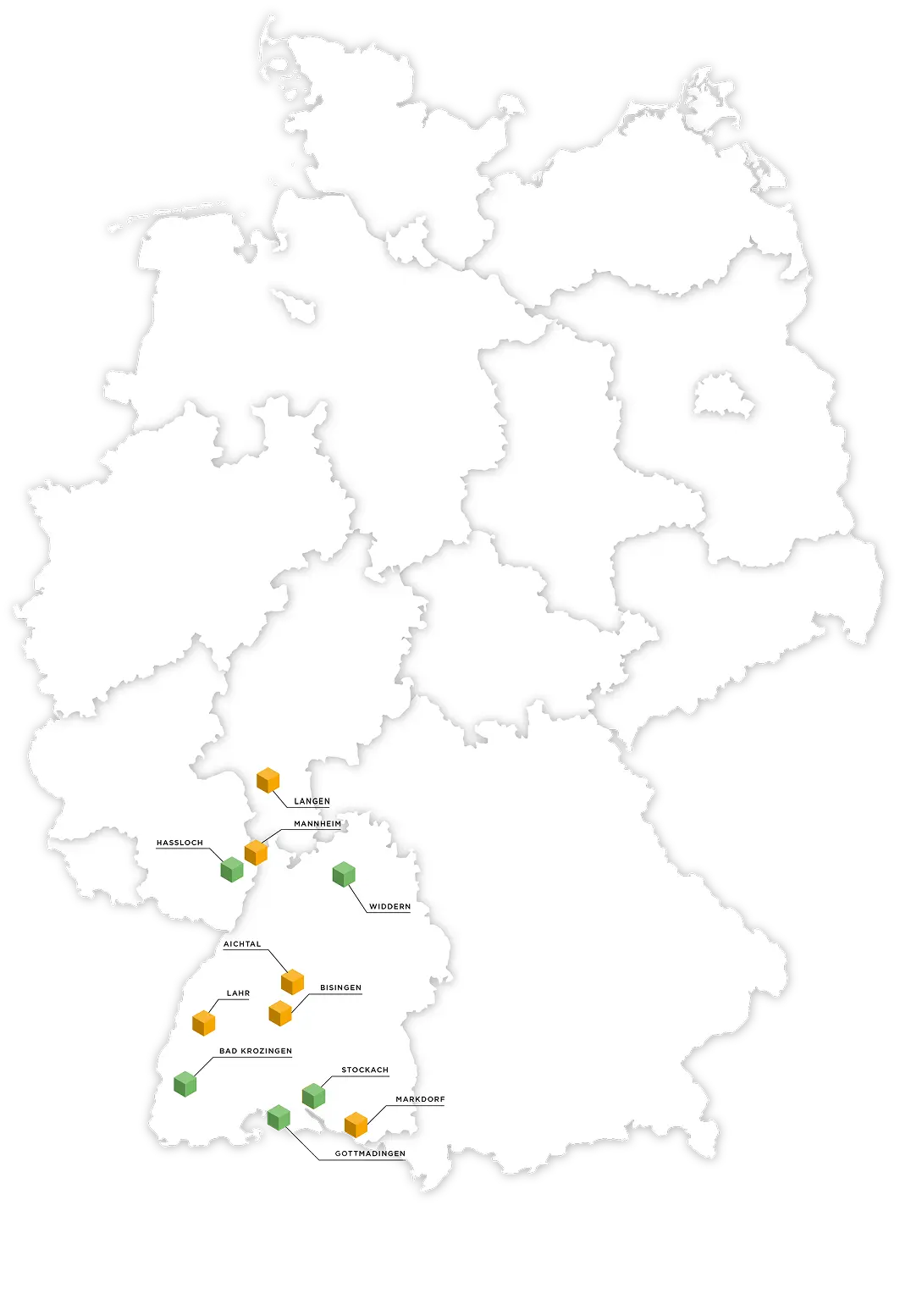 Gewerbestandorte GreenPlaces in Deutschland