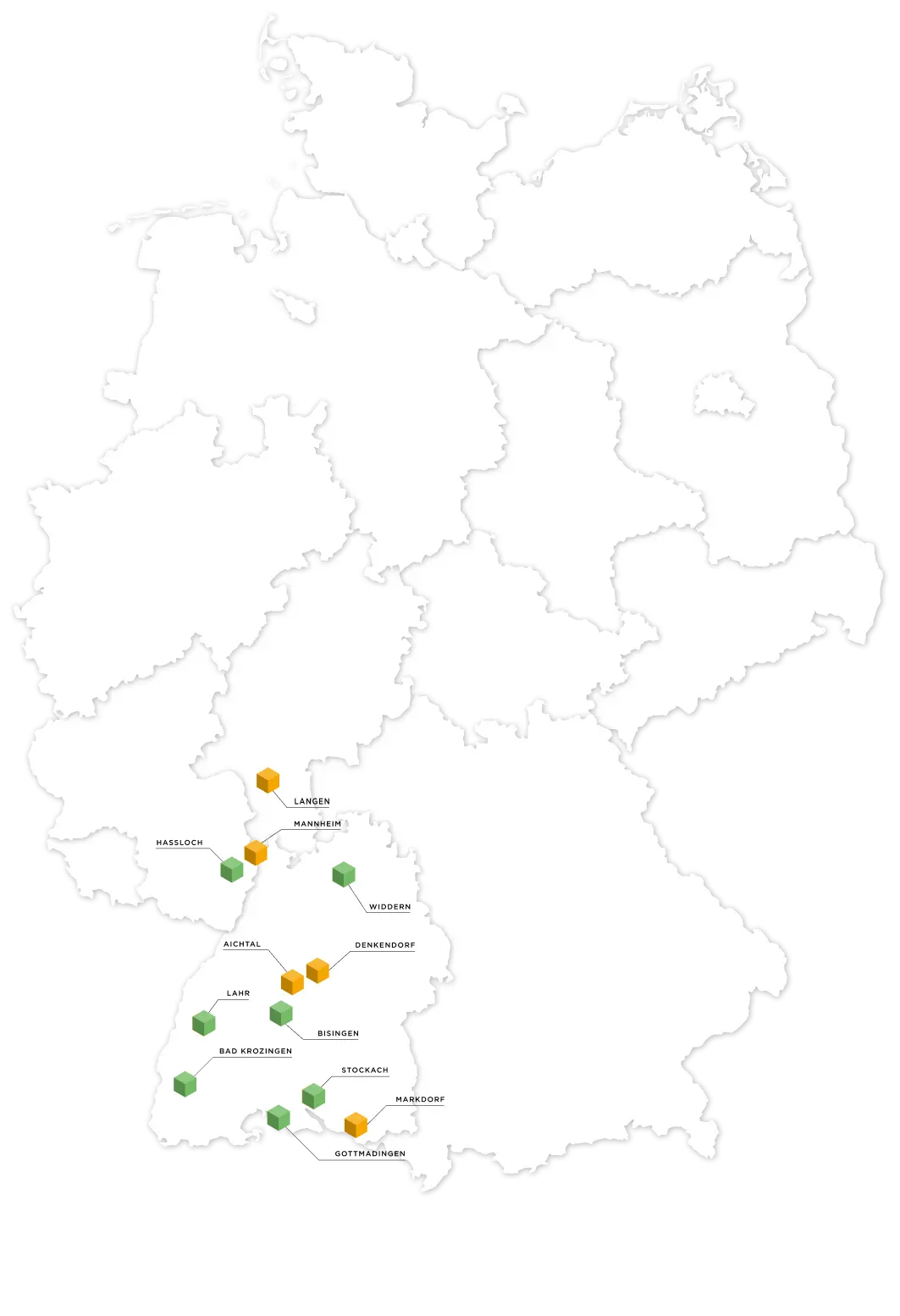 Gewerbestandorte GreenPlaces in Deutschland