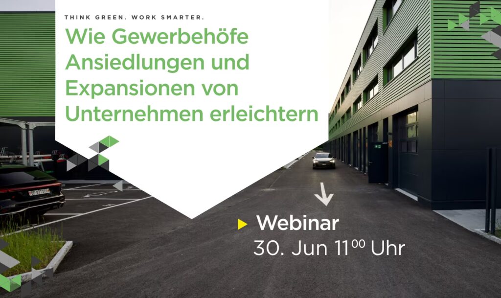 Webinar 'Wie Gewerbehöfe Ansiedlungen und Expansionen von Unternehmen erleichtern'